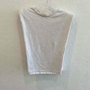 Aritzia Babaton Padded Grey Tank Top women ‘s Small Cotton Jersey muscle tee